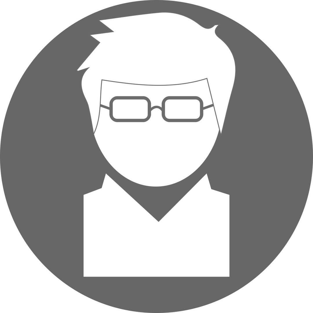 Icon: Engineer White on Grey png transparent