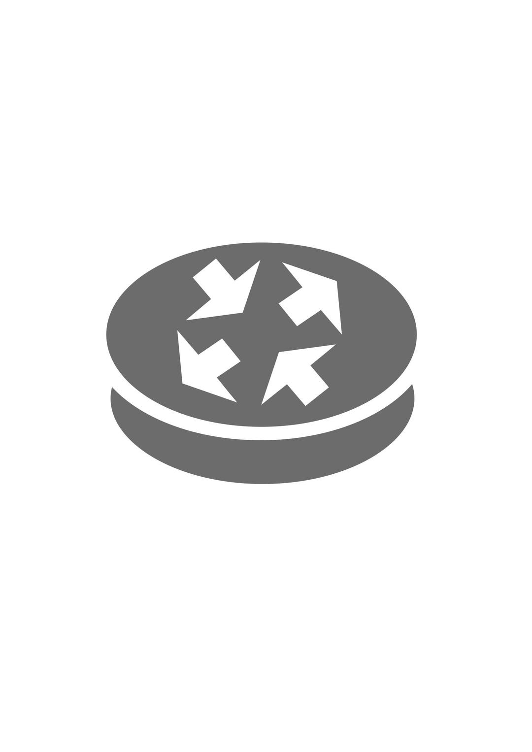 Icon: Network Router Generic - Grey png transparent