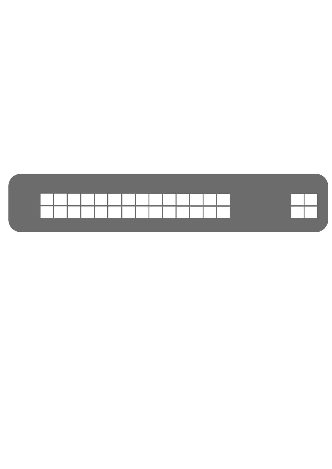 Icon: Network Switch Generic - Grey png transparent