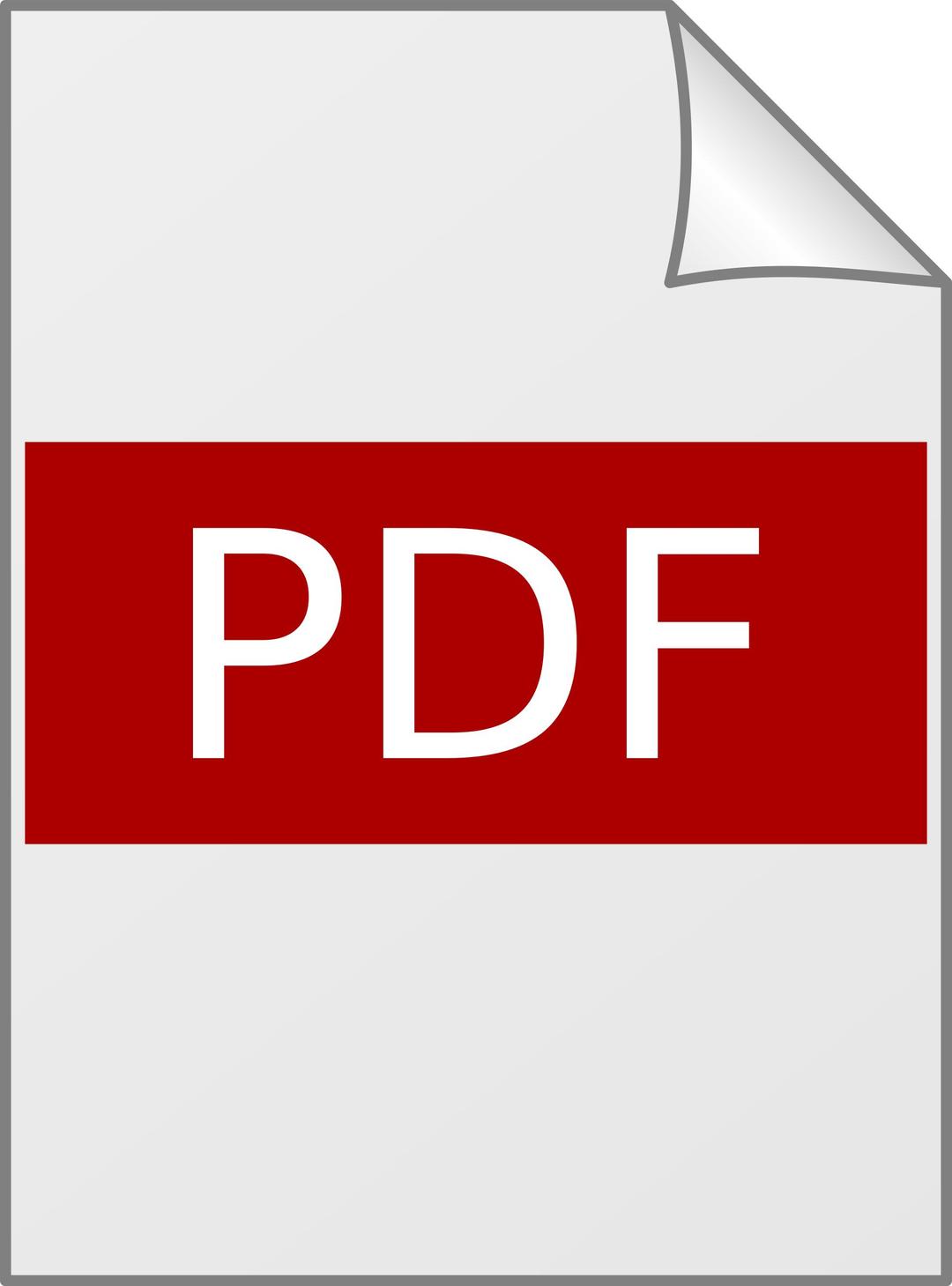 Icon PDF - Ícone png transparent