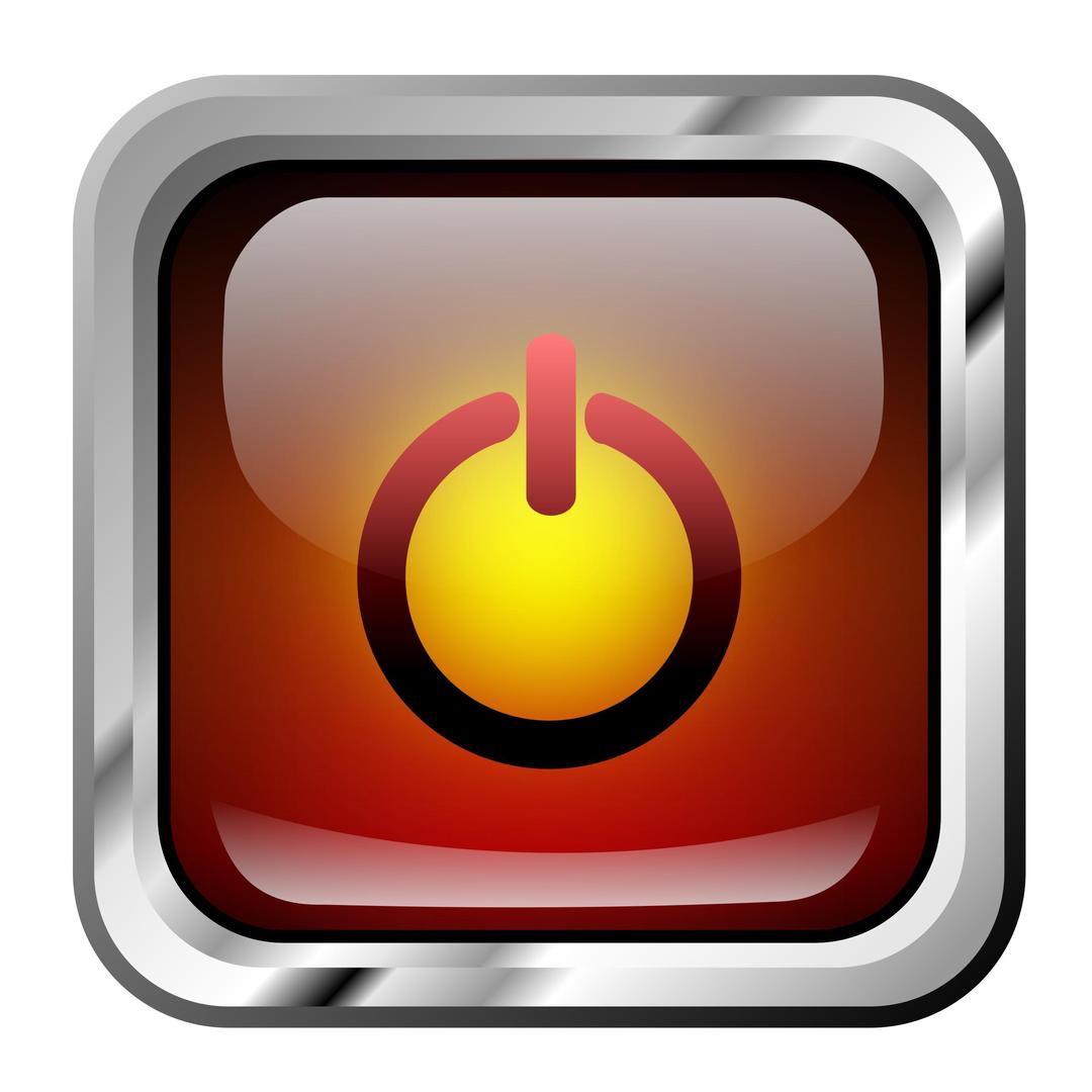 Icon Red Multimedia Power png transparent
