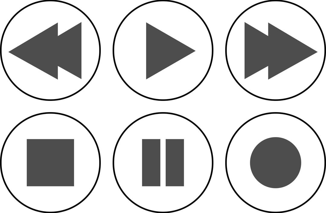 Icon Set Player png transparent