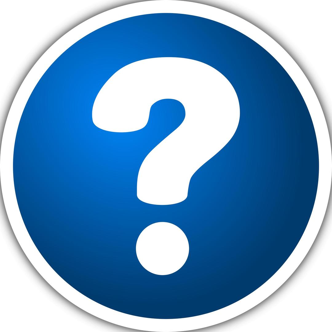 Icon with question mark png transparent