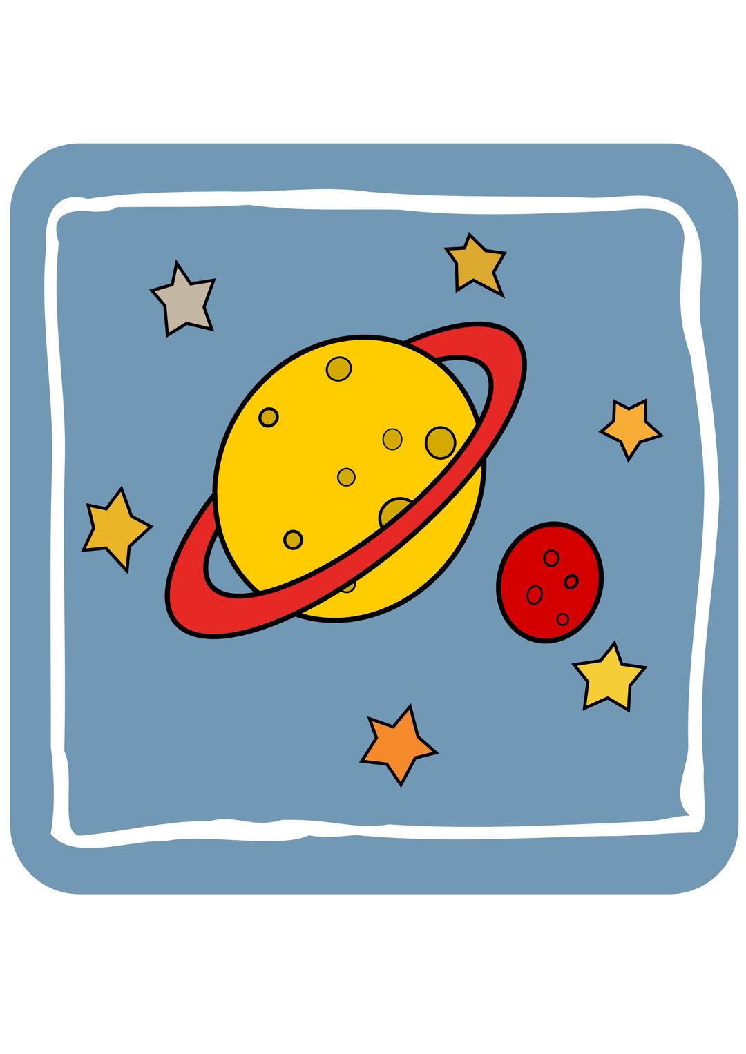 Icon Yellow planet png transparent