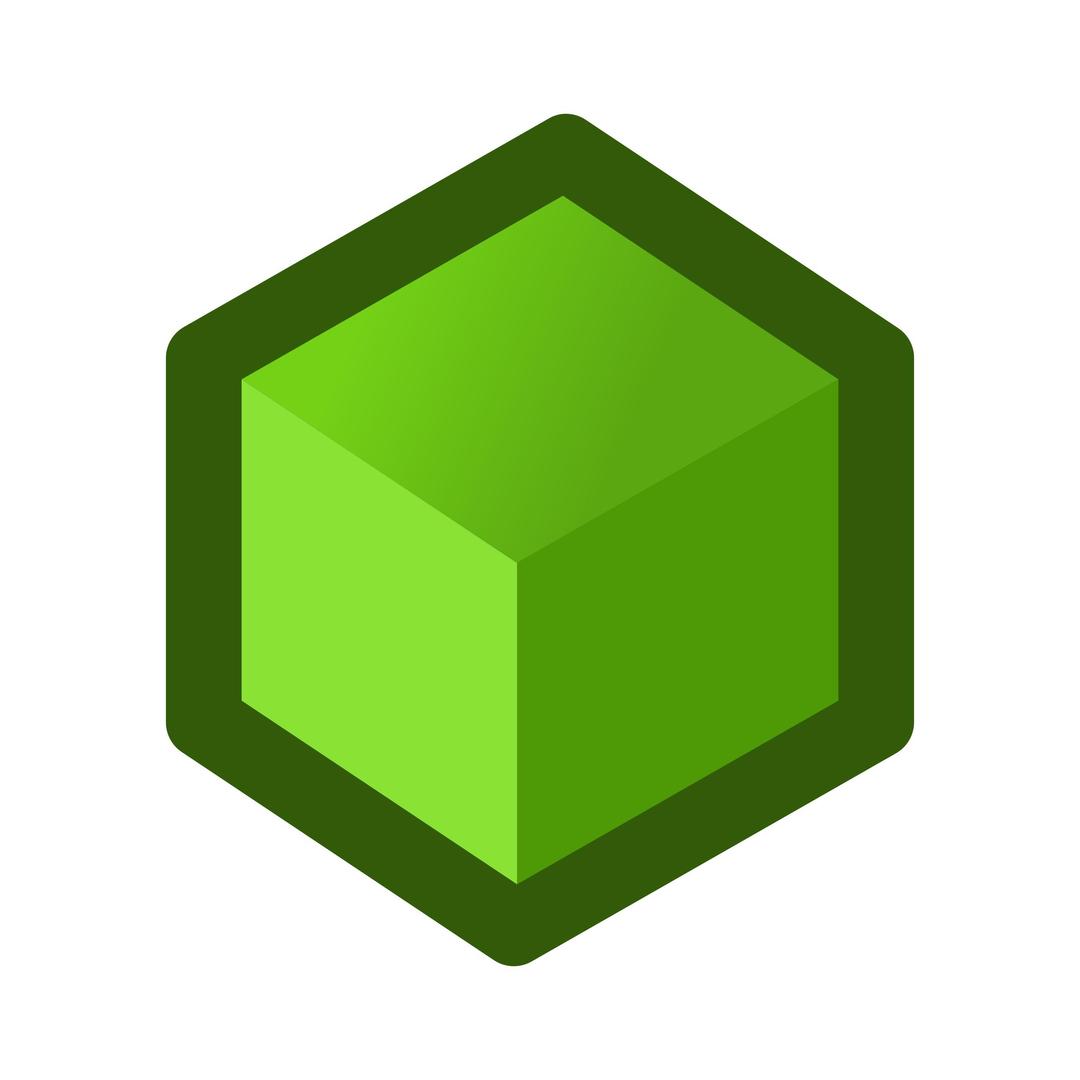 icon-cube-green png transparent
