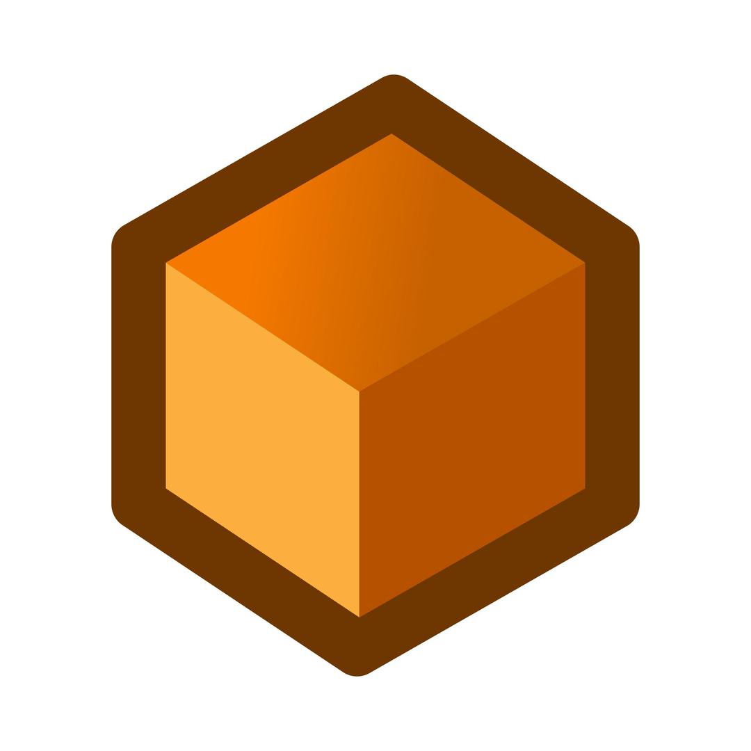 icon-cube-orange png transparent