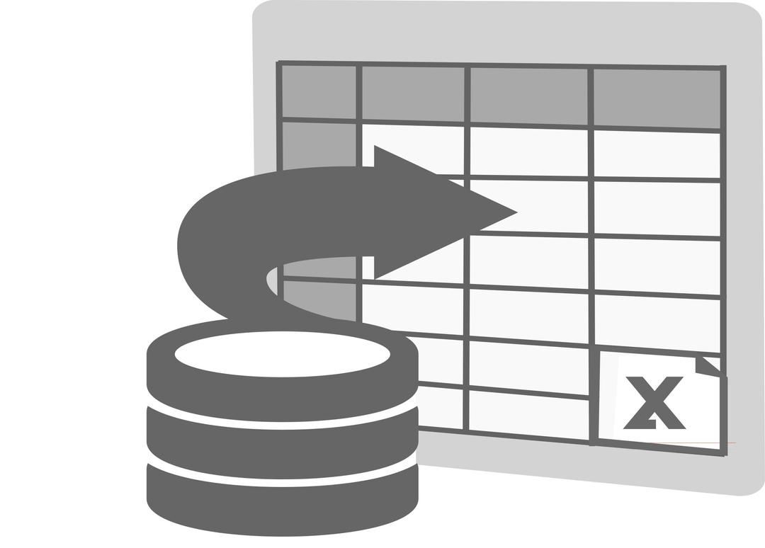 Import to Excel Icon png transparent