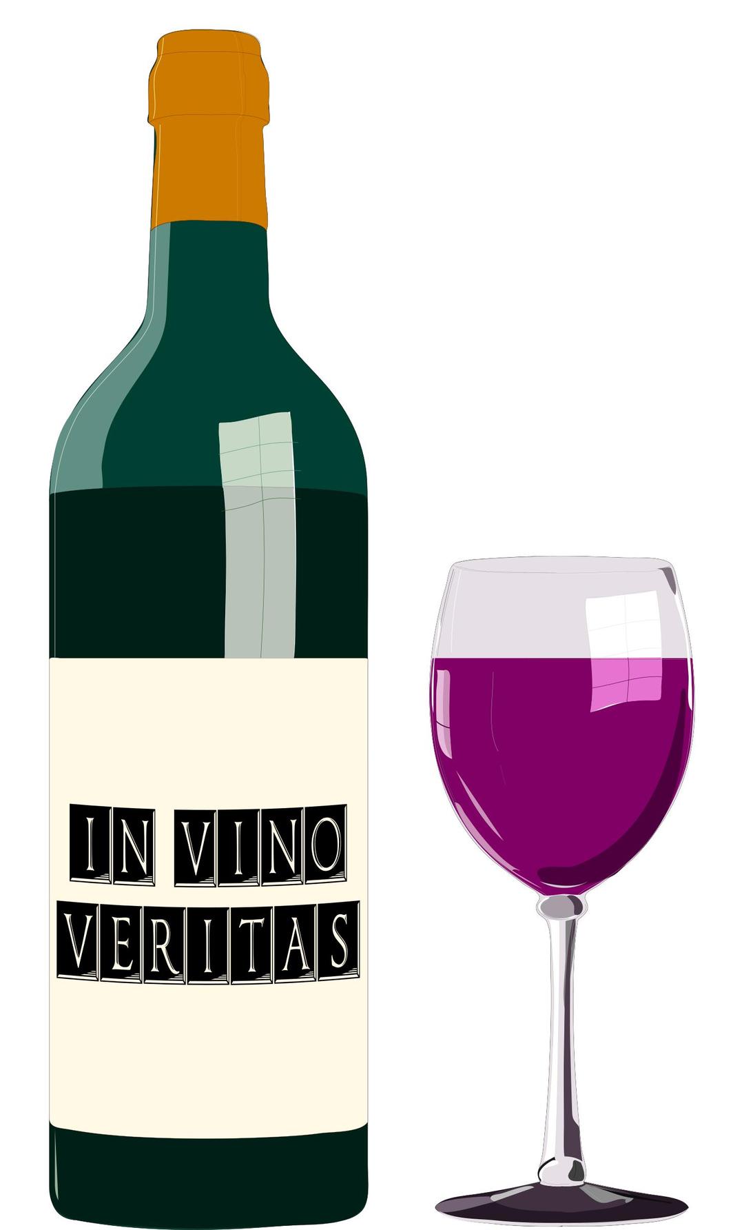 In Vino Veritas png transparent