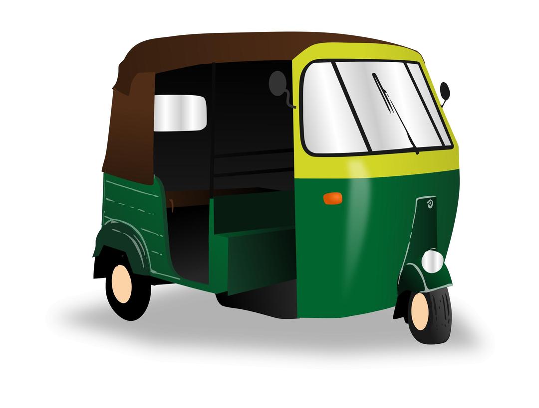 India Tuktuk png transparent