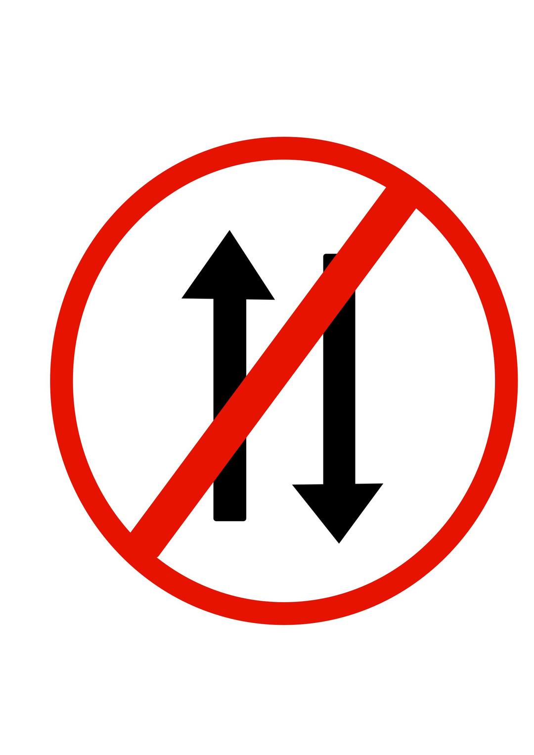 Indian road sign - Vehiclesprohibited in both directions png transparent