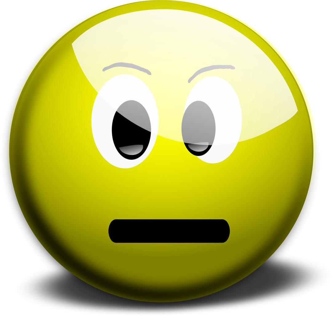 Indifferent face png transparent