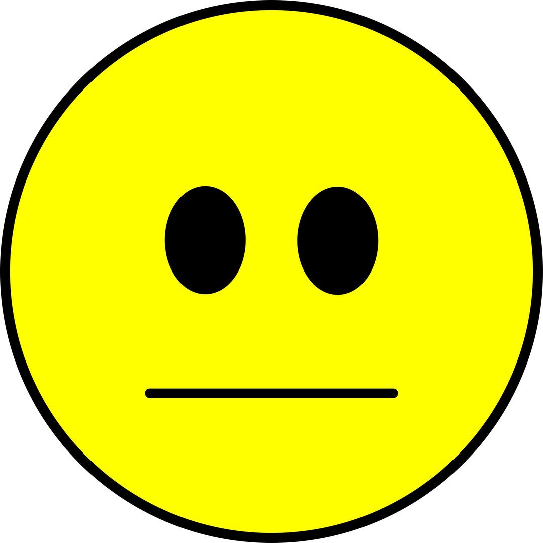 Indifferent smiley png transparent