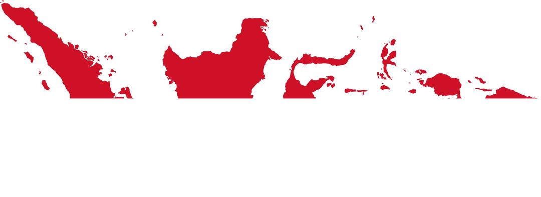 Indonesia Map Flag png transparent