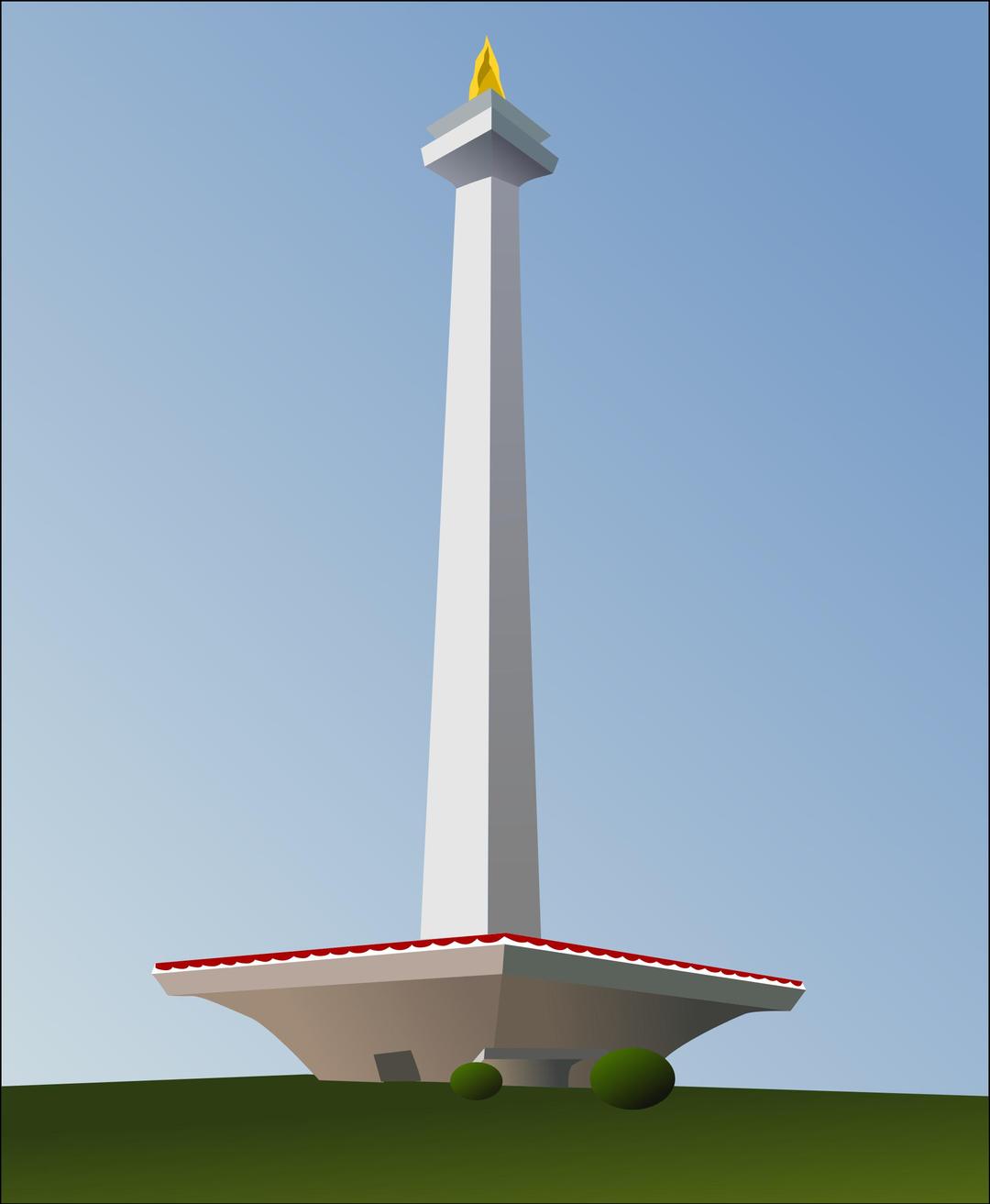 Indonesia National Monument (Monas) png transparent