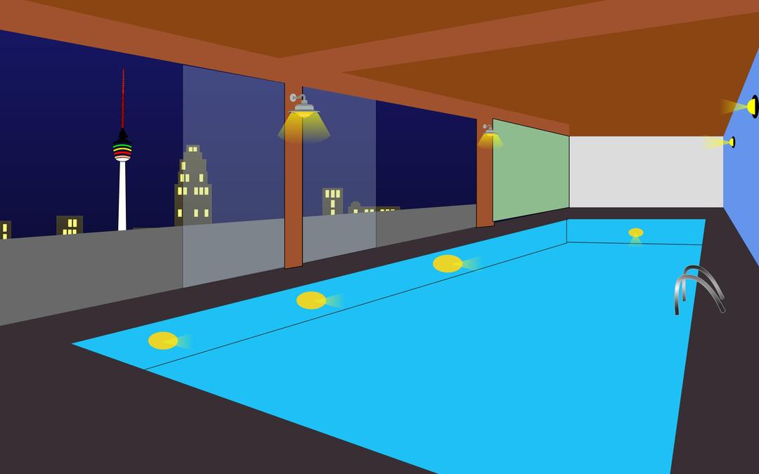 Indoor swimming pool png transparent