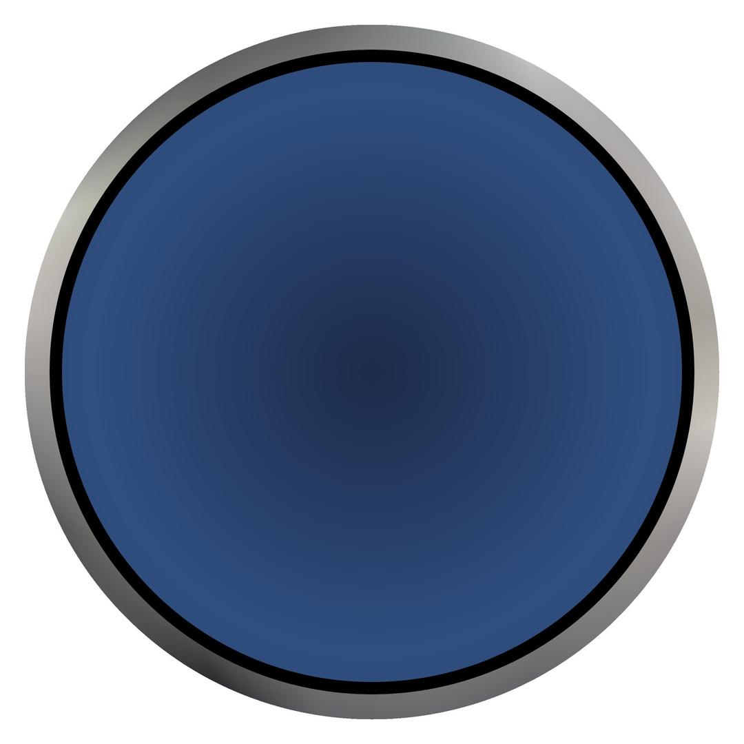 Industrial Push Button Blue png transparent