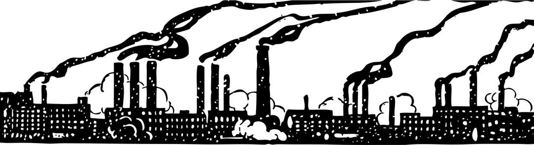 Industry pollution png transparent