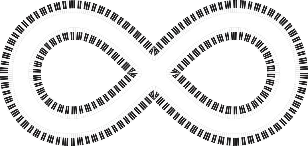 Infinite Piano Keys png transparent