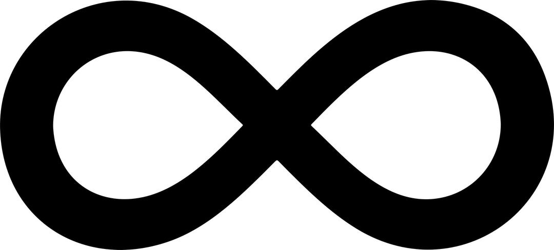 Infinity Symbol png transparent