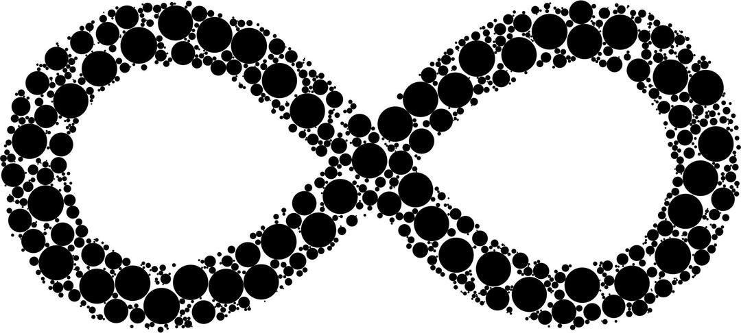Infinity Symbol Circles png transparent