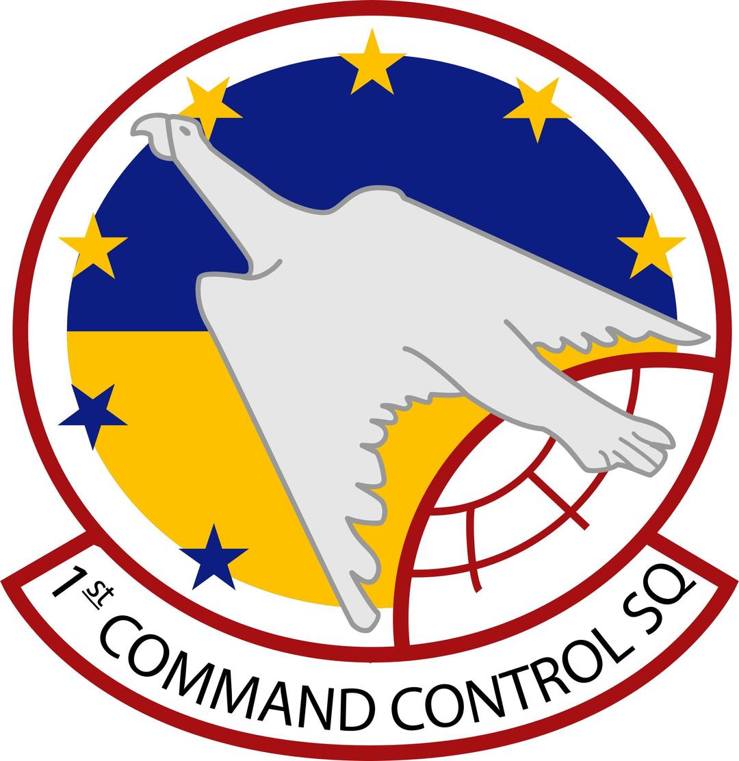 Insignia of USAF 1st Airborne Command & Control Squadron png transparent