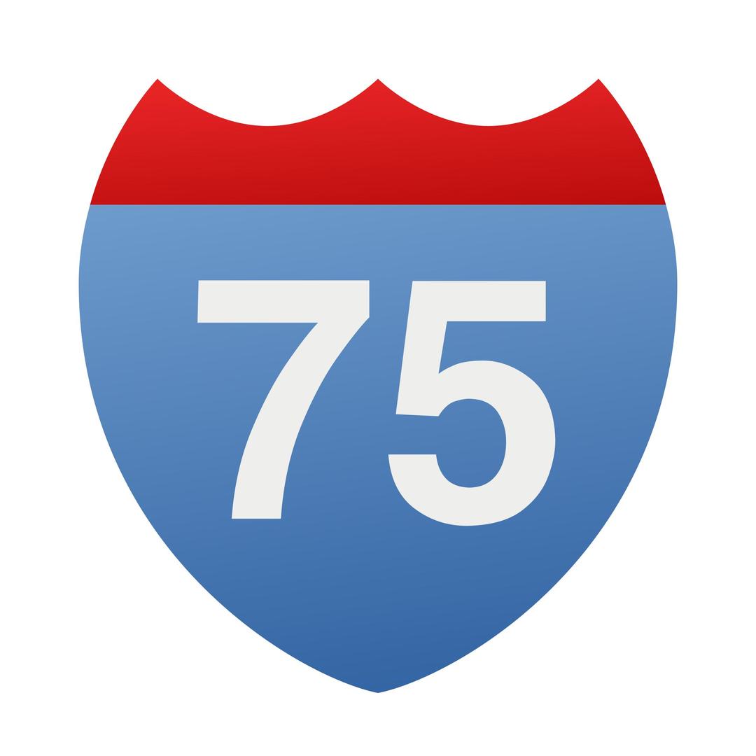 Interstate 75 icon png transparent