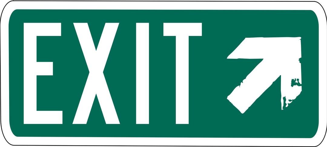 Interstate Exit png transparent