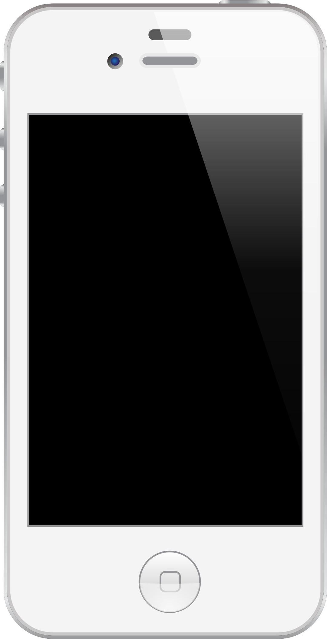 iPhone 4/4S White  png transparent