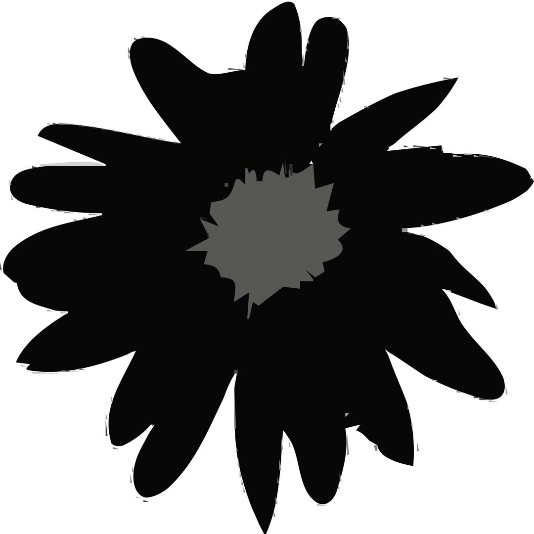 Ireland daisy silhouette png transparent