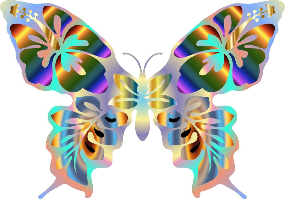 Iridescent Butterfly png transparent
