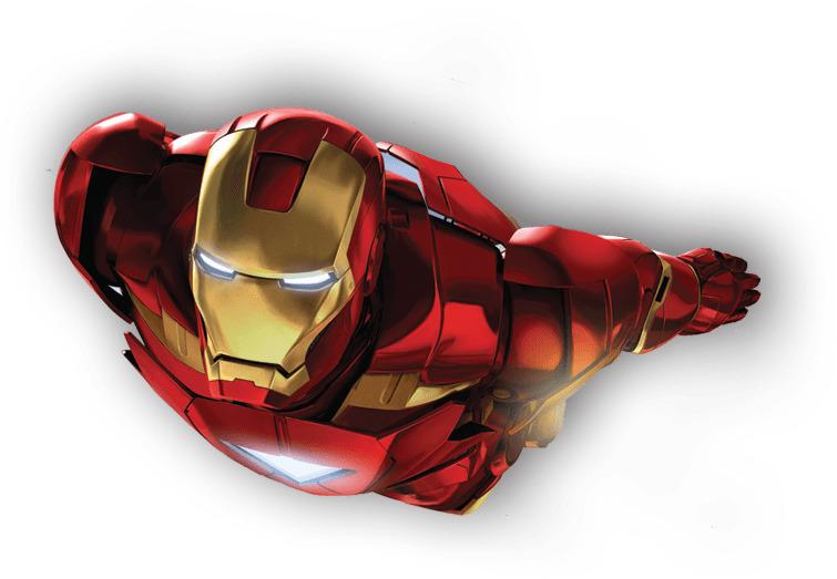 Iron Man Flying png transparent