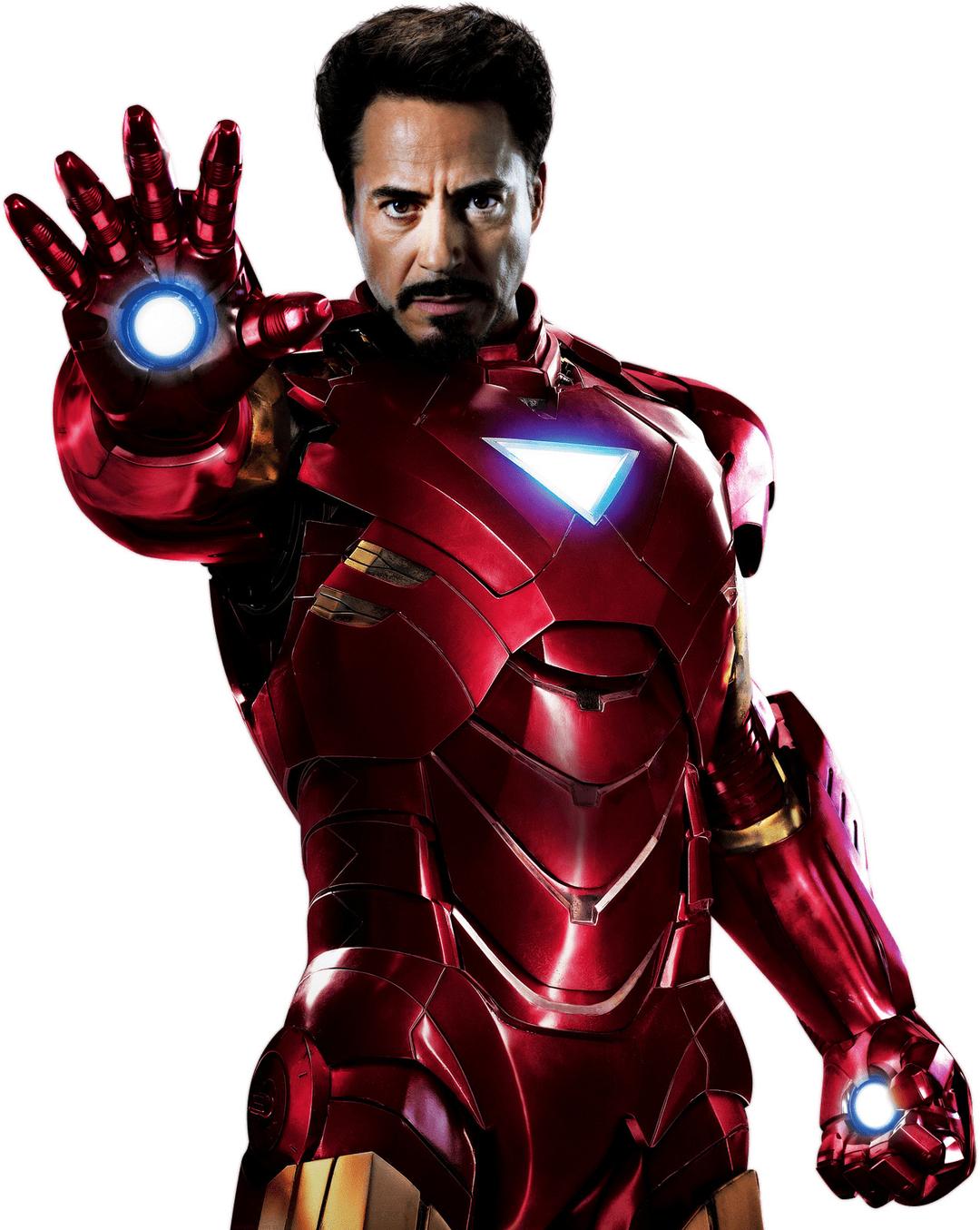Iron Man Robert Downey Jr. png transparent