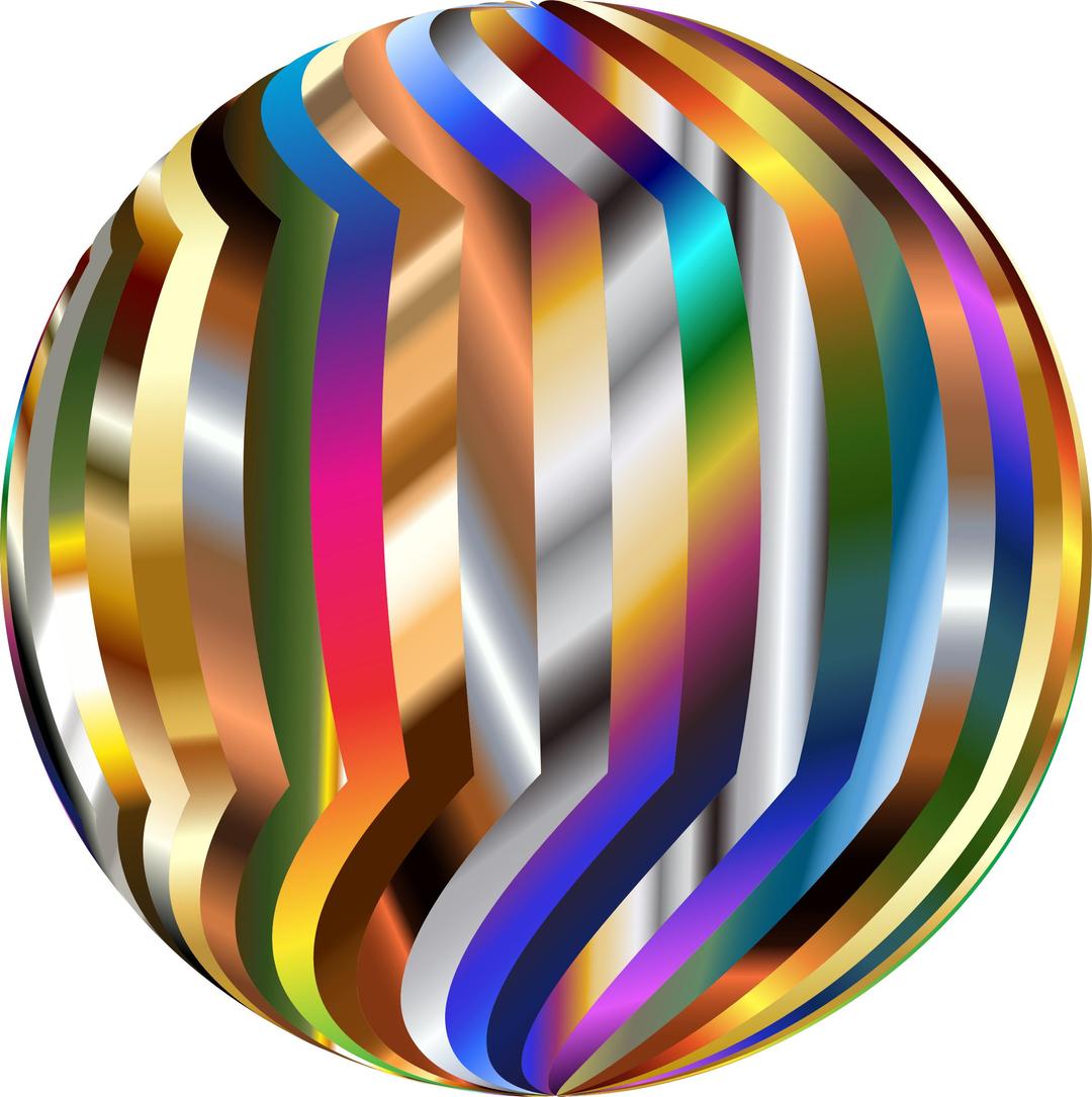 Irregular Colorful Sphere png transparent