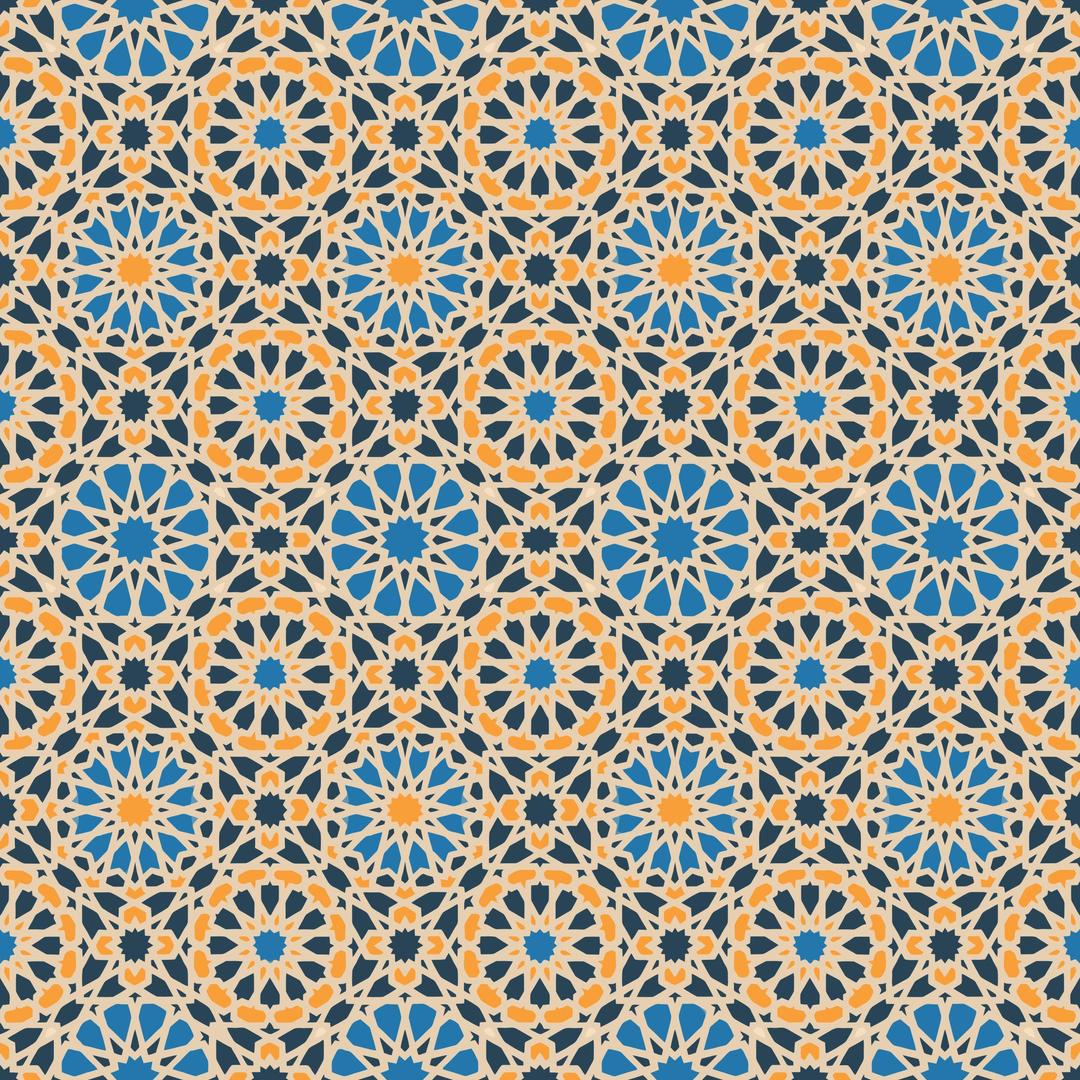 Islamic Style Geometric Art png transparent