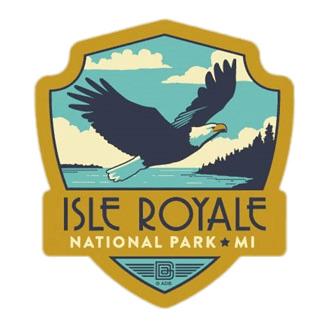 Isle Royale National Park Emblem png transparent