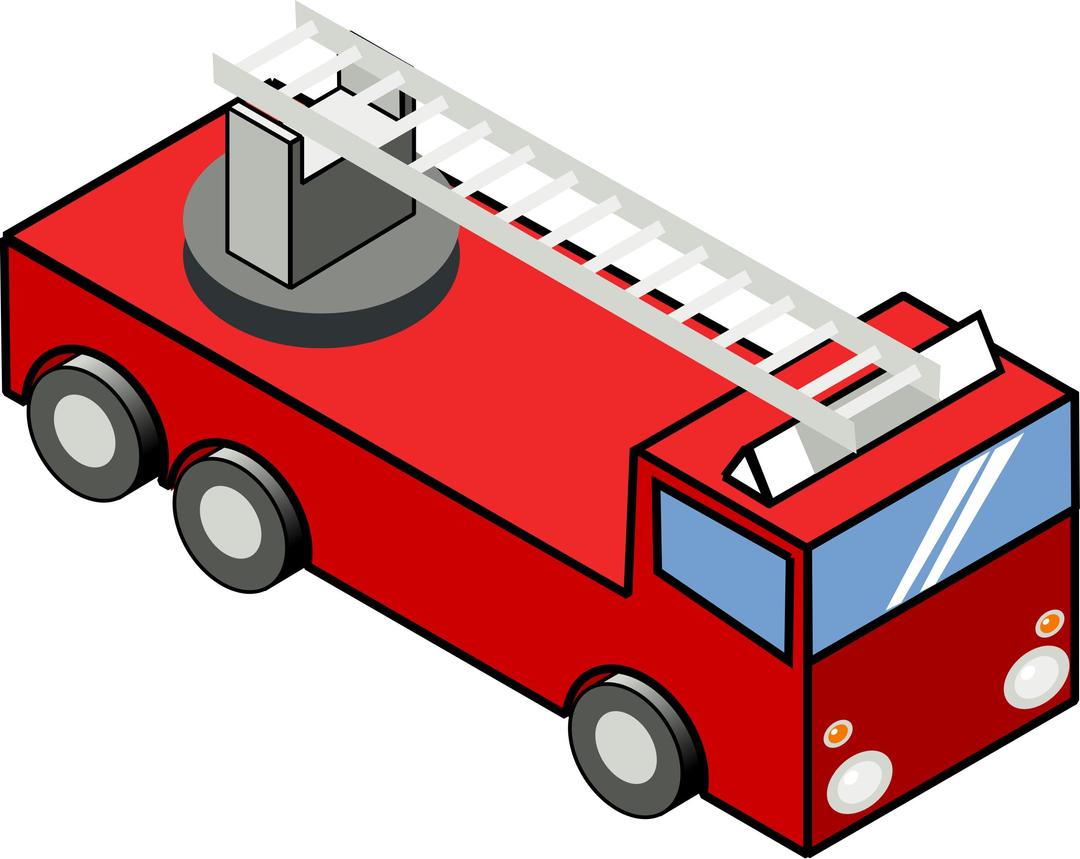 Iso Fire Engine png transparent