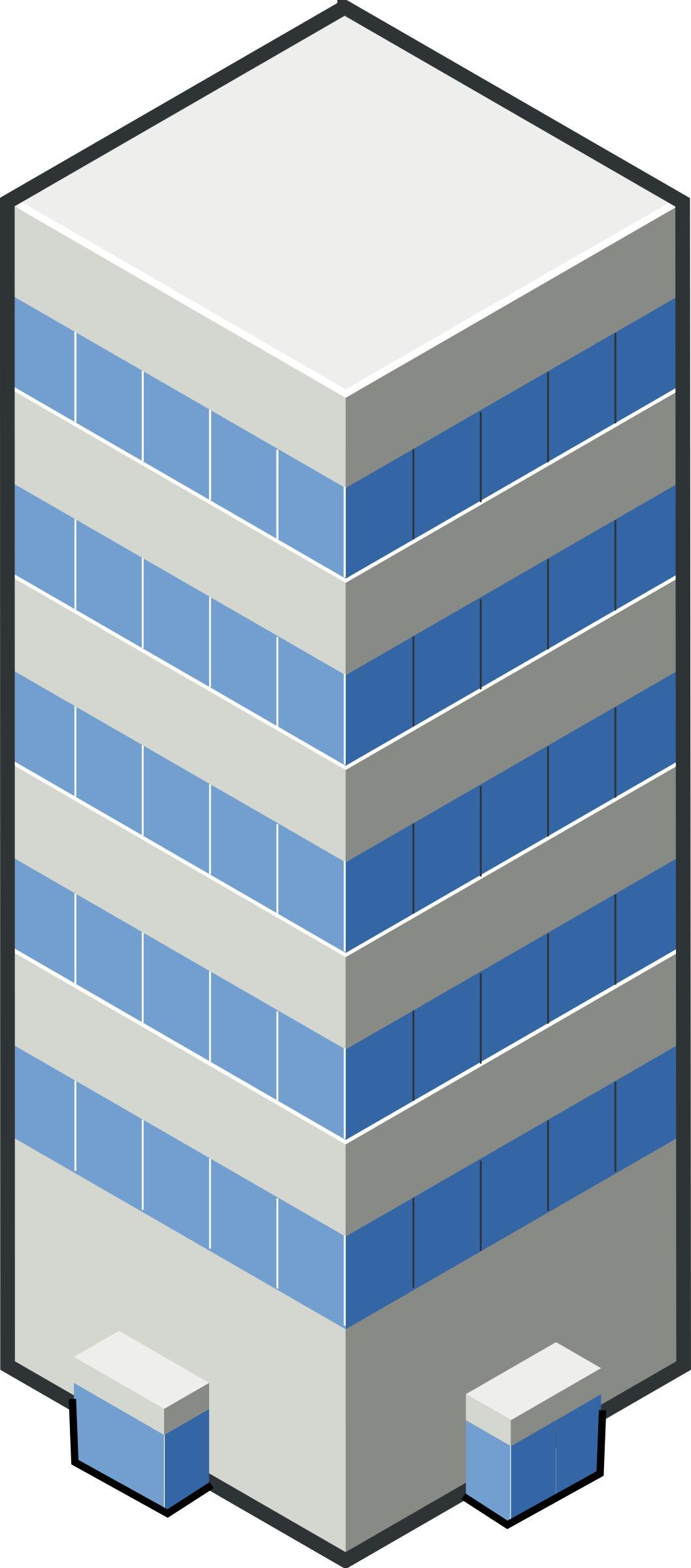 isocity blue tower png transparent