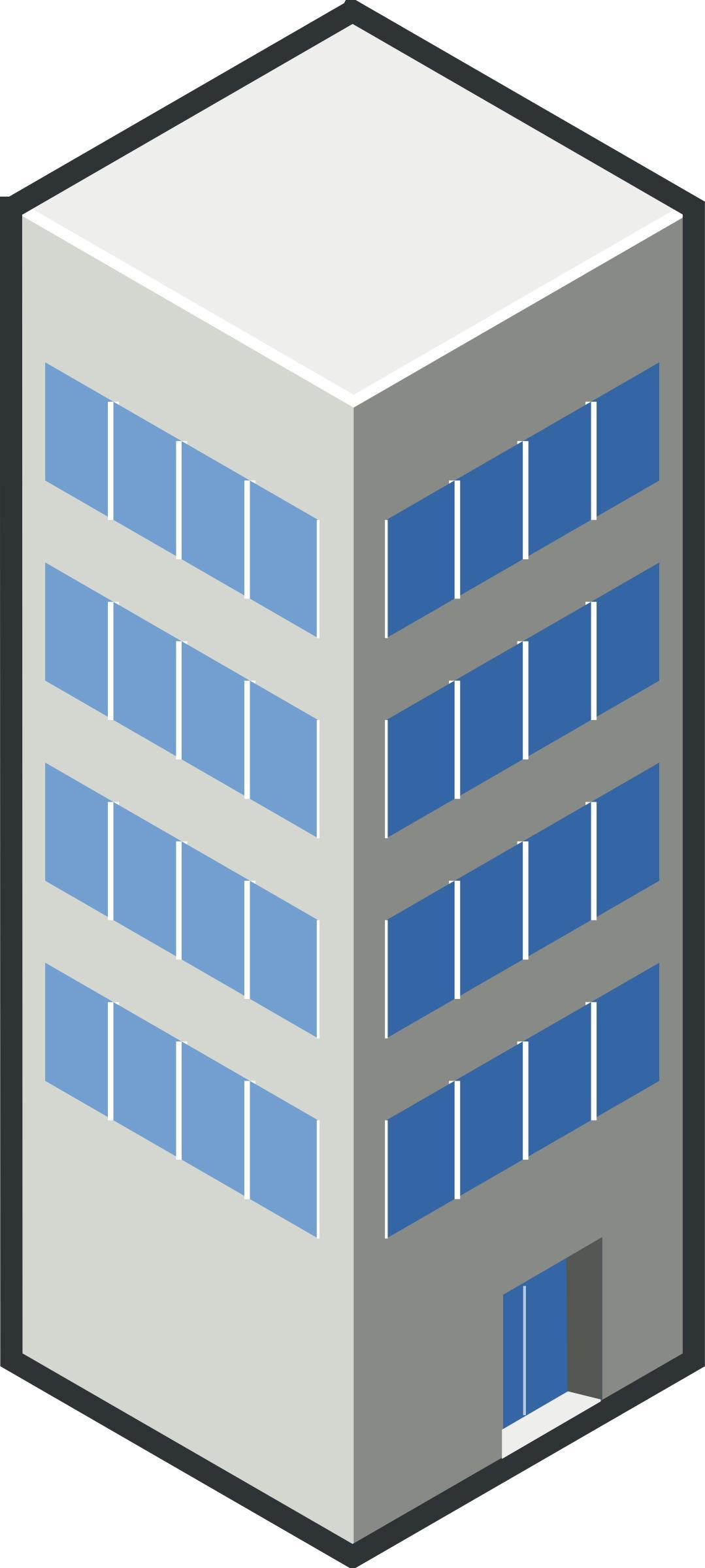 isocity blue tower II png transparent