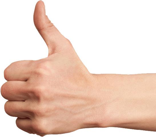 Isolated Thumb Up Finger png transparent