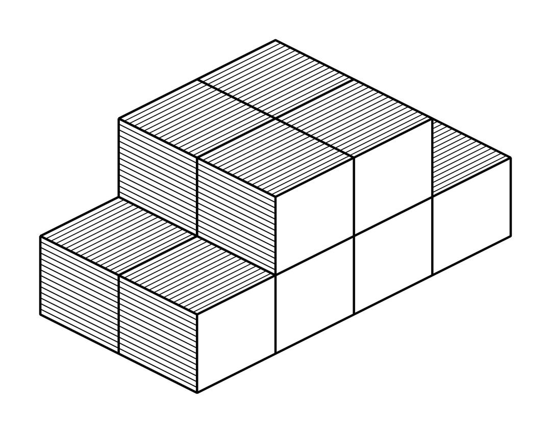 Isometric drawing task png transparent