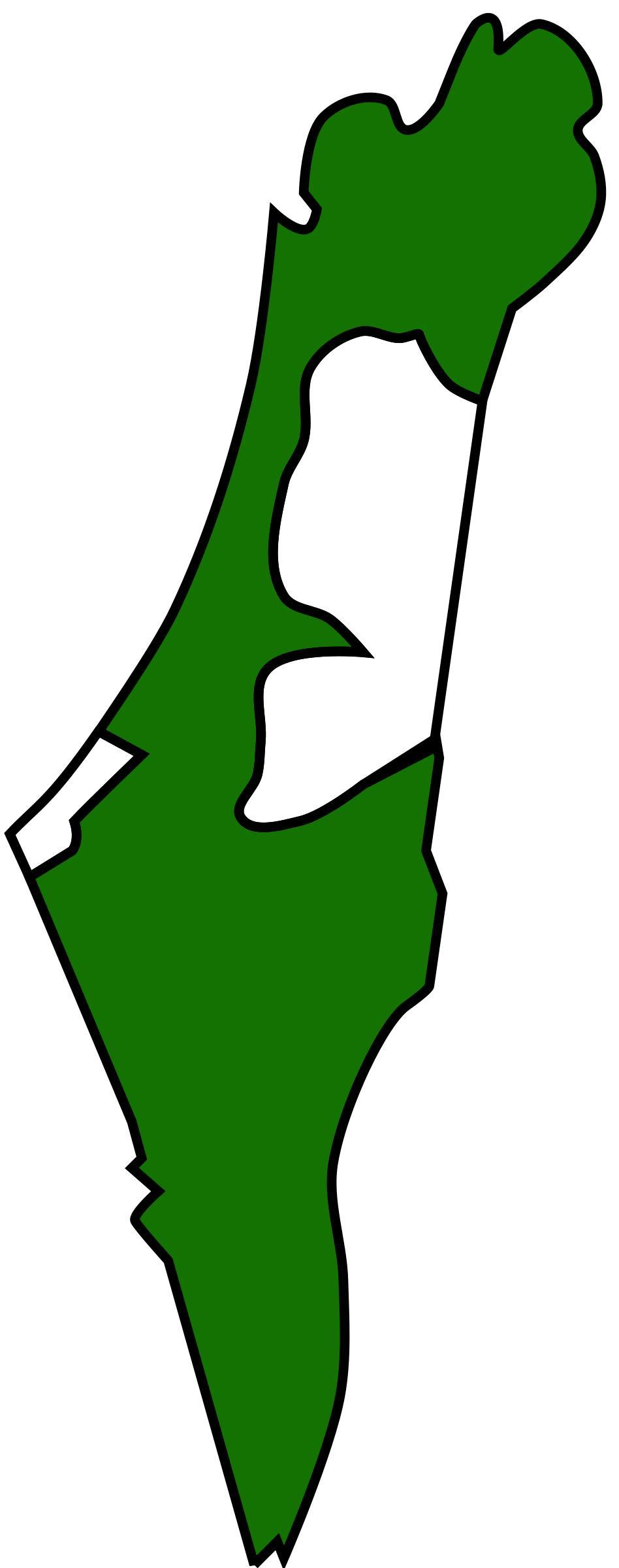 Israel and the Palestinian Territories png transparent