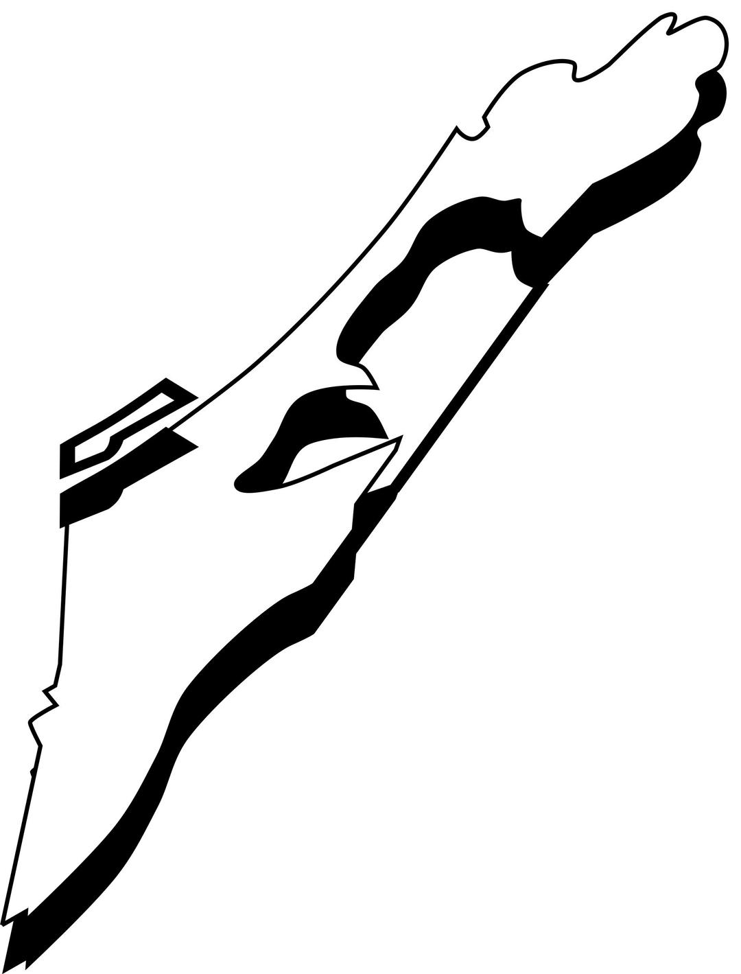 Israel and the Palestinian Territories 3D png transparent