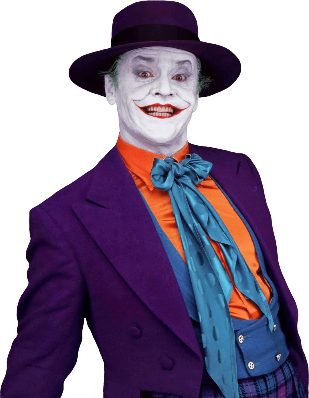 Jack Nicholson Joker Batman png transparent