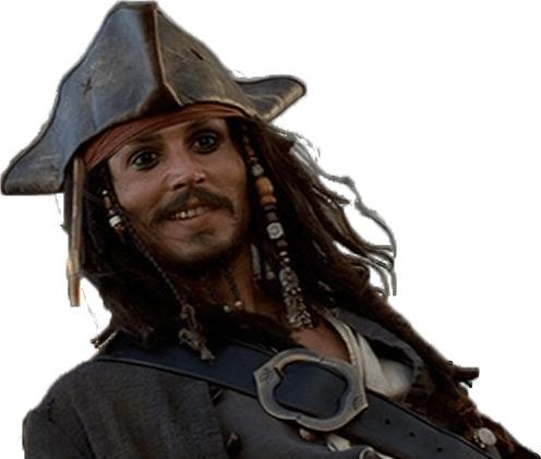Jack Sparrow Pirates Of the Caribbean png transparent