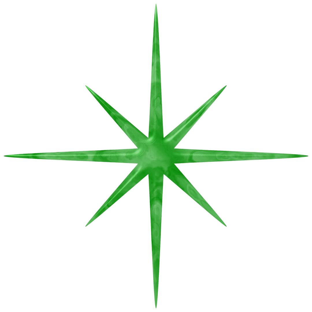 Jade star png transparent