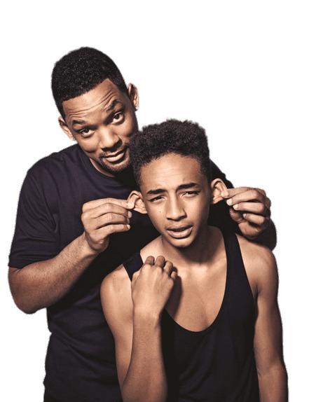 Jaden Smith and Will Smith png transparent