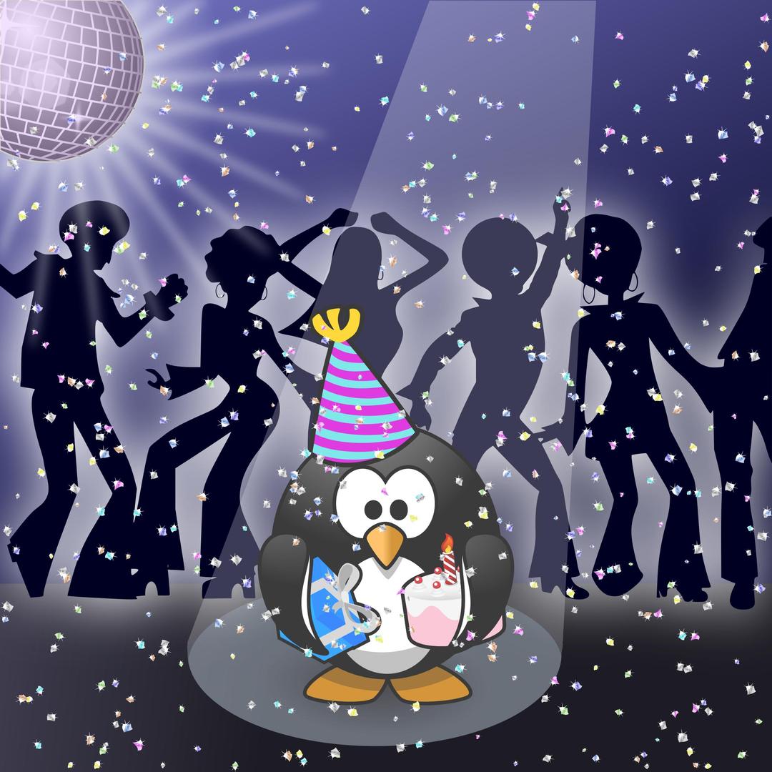 January calendar page: Let's dance! png transparent