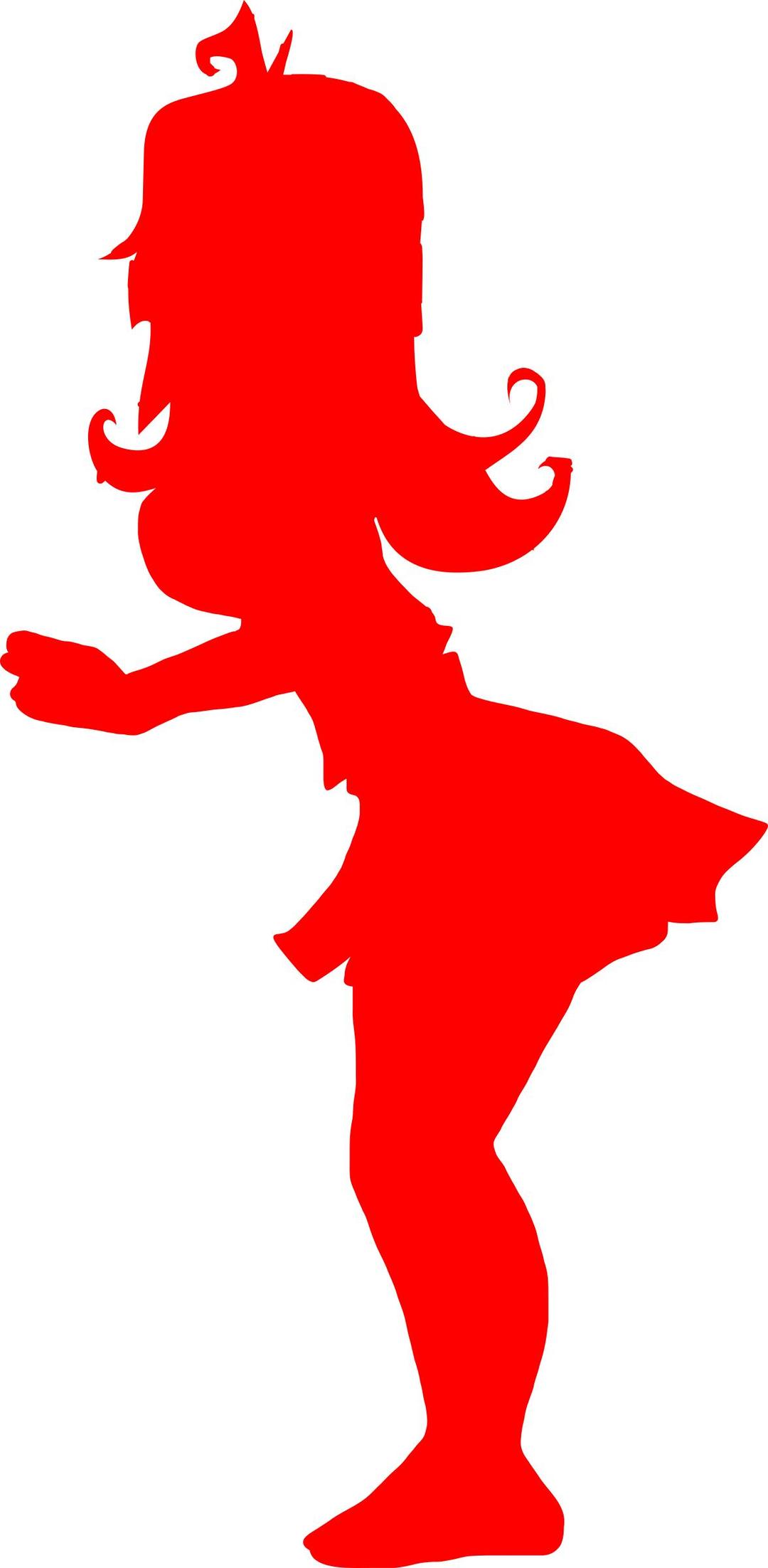 Japanese cheerleader silhouette png transparent