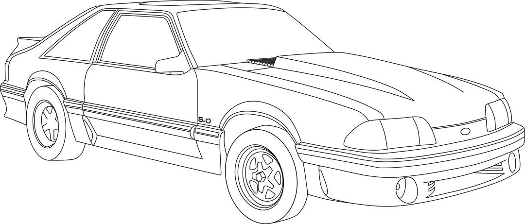 Jay's Mustang png transparent