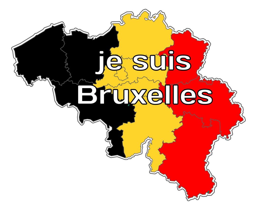Je suis Bruxelles / I am Brussels png transparent